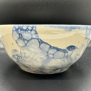 Blue bubble bowl