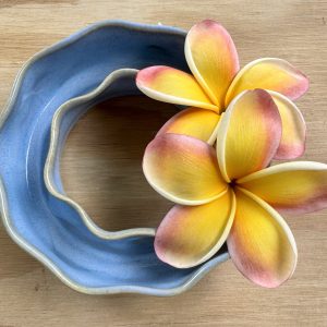 Small Soft Blue Wave Vase