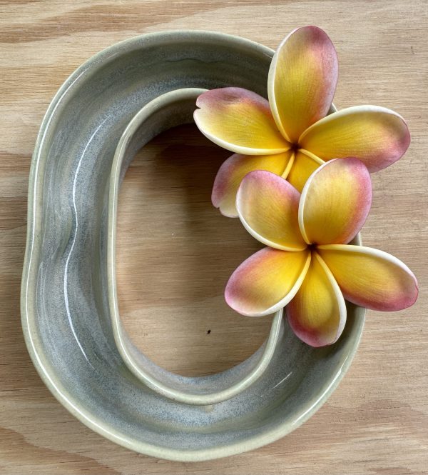 Medium Floating Celadon Lei Vase