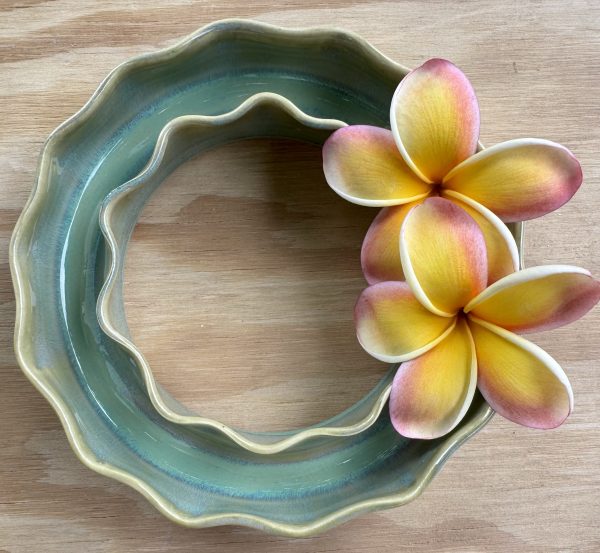 Medium Sand and Ocean Wave Vase