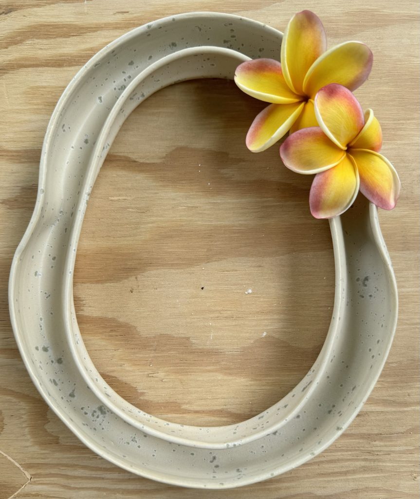 Large Sea Salt Lei Vase Hawaiian Lei Vases