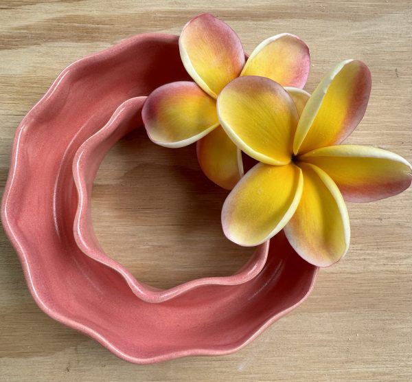 Small Cherry Blossom Wave vase