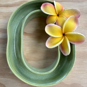 Medium green Lei Vase
