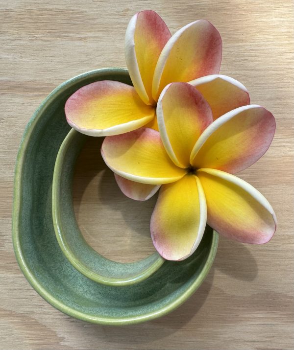 Small Green Lei Vase