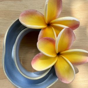 Small Soft Blue Lei Vase