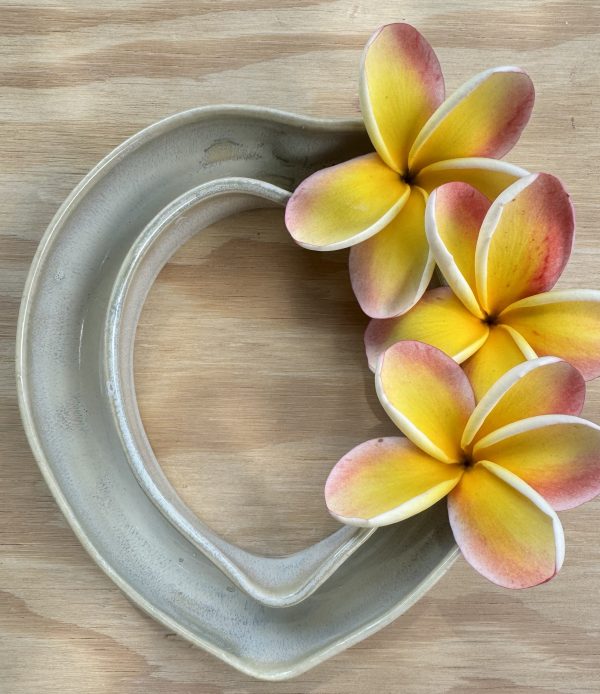Medium Floating Celadon Heart vase