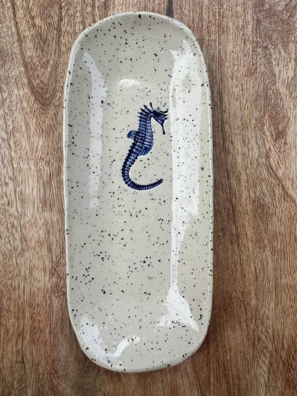 Long Sea Horse Trinket Dish