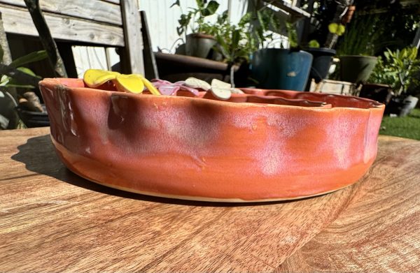 Large Sun Rise Wave Vase - Image 2