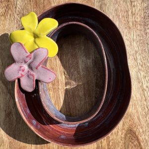 Medium Autumn Purple Lei Vase