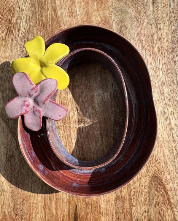 Medium Autumn Purple Lei Vase