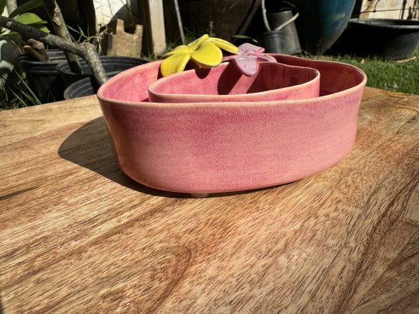 Medium Cherry Blossom Heart Vase - Image 2