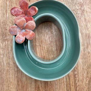Small Aqua Celadon Lei Vase