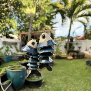 Mini Hanging Koi. (5in) Blue
