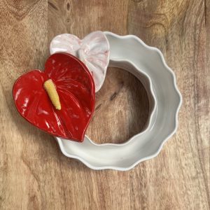 Medium White Wave Vase