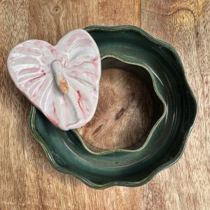 Small Kiwi Wave Vase