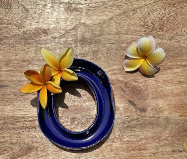 Small Cobalt Blue Lei Vase