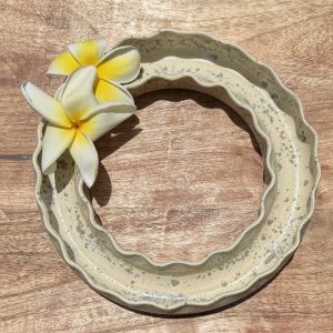 Large Sea Salt Wave Vase