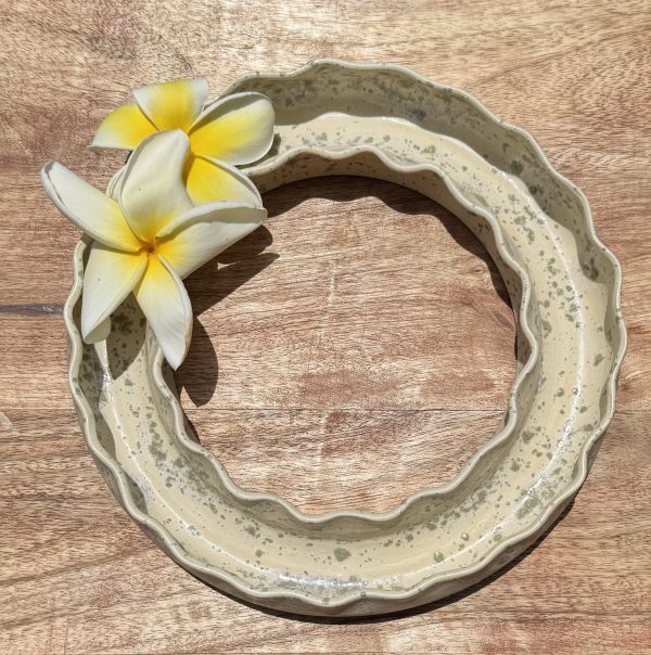 Large Sea Salt Wave Vase