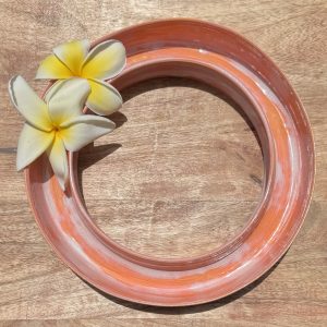 Large Sun Rise Round Vase