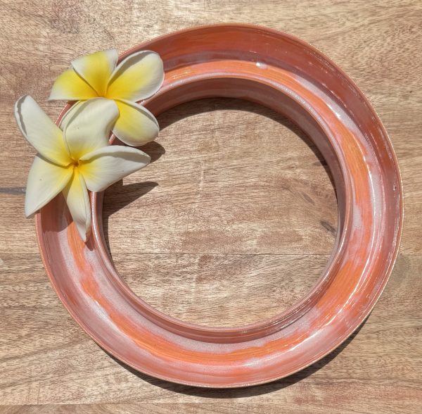Large Sun Rise Round Vase