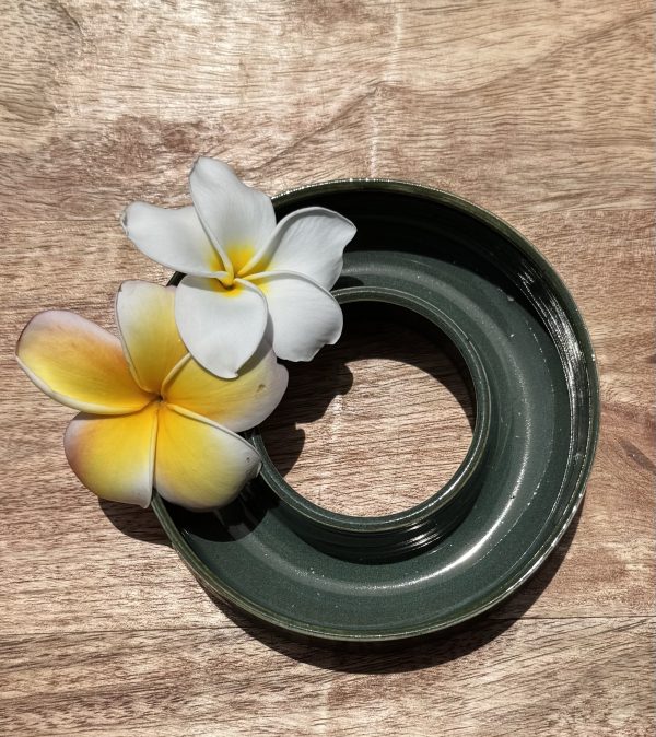 Small Kiwi Round Vase