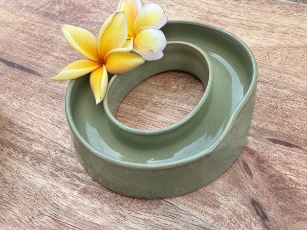 Small Sage Lei Vase - Image 2