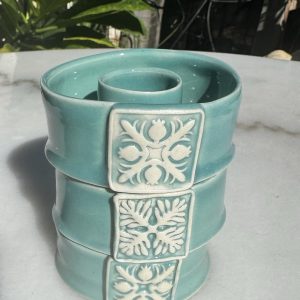 Mini Quilt Aqua Celadon