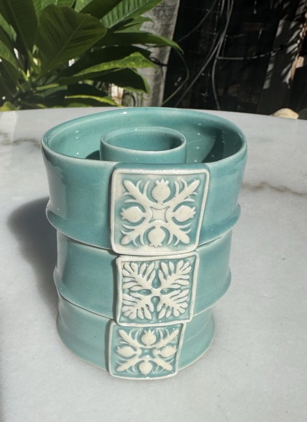 Mini Quilt Aqua Celadon