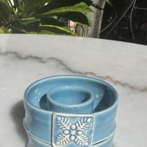 Mini Quilt Blue Celadon