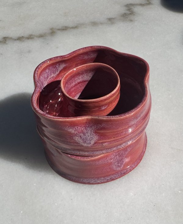 Mini Sangria Lei Vase (wave)