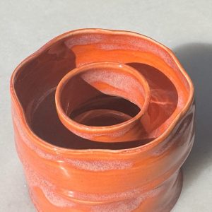 Mini Papaya Lei Vase (flower)
