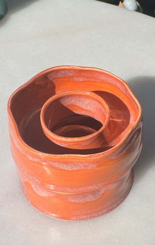 Mini Papaya Lei Vase (flower)