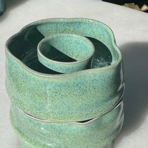 Mini Mottled Jade Lei Vase (flower)