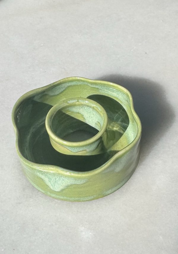 Mini Green Lei Vase (flower)