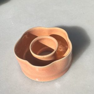 Mini Soft Orange Lei Vase (flower)