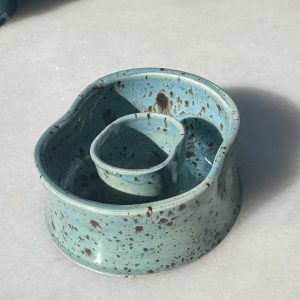 Mini Speckled Blue  Lei Vase (lei)