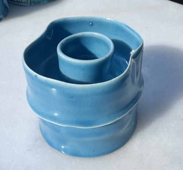 Mini Blue Celadon Lei Vase (lei)