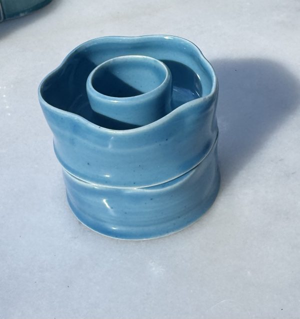 Mini Blue Celadon Lei Vase (flower)