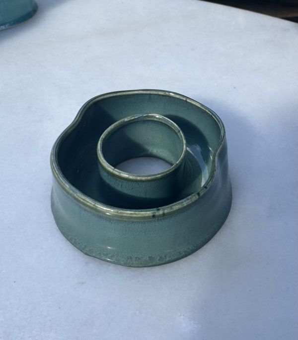 Mini Kiwi Lei Vase (lei)