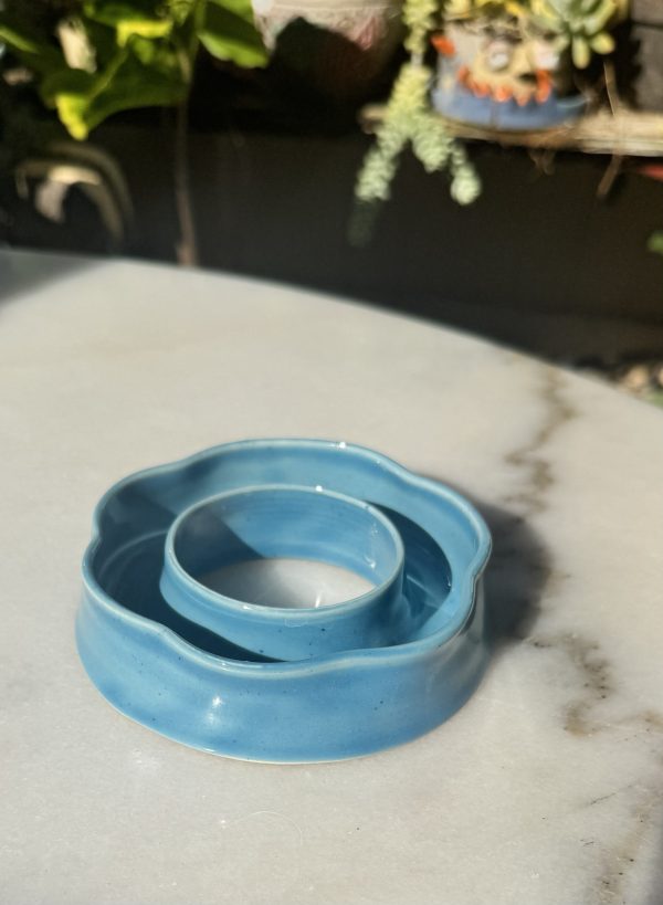 Small Blue Celadon Lei Vase (flower)