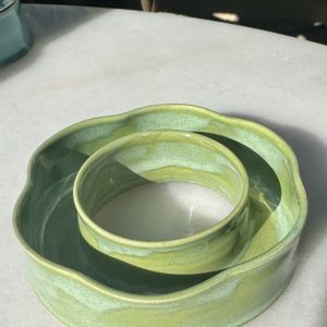 Small Green Lei Vase (flower)