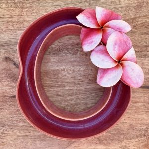 Medium Red Rose Lei Vase