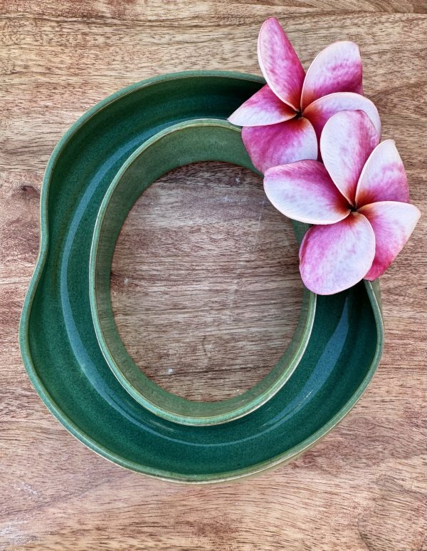 Medium Green Fairy Lei Vase