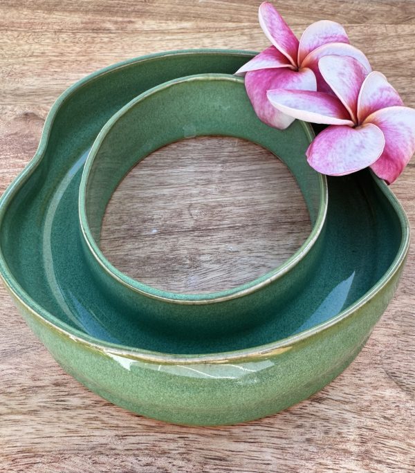Medium Green Fairy Lei Vase - Image 2