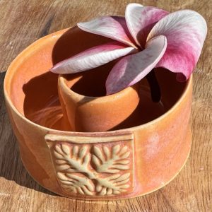 Mini QuiltPeach Float Round Vase