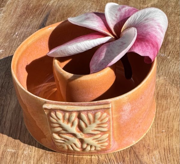 Mini QuiltPeach Float Round Vase