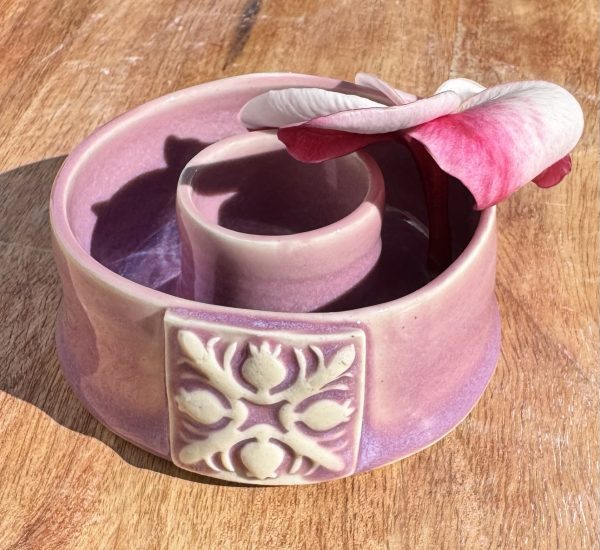Mini Quilt Unicorn Round Vase