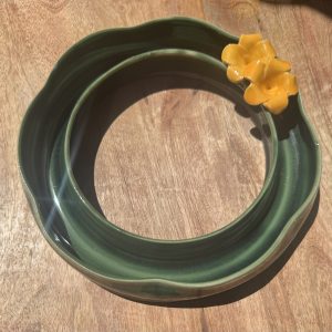 Large Green Celadon Flower Vase