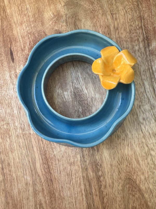 Small Blue Celadon Flower Vase