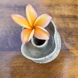 Mini Speckled Floating Celadon Lei Vase